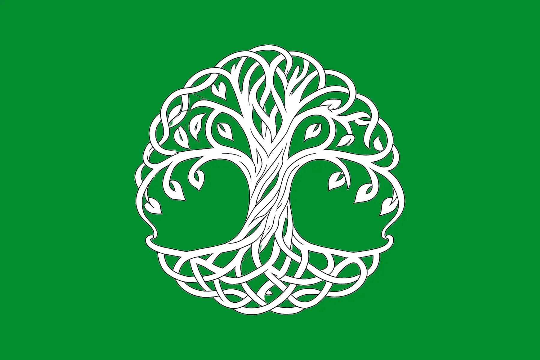 Flag of the Naucan constructed language