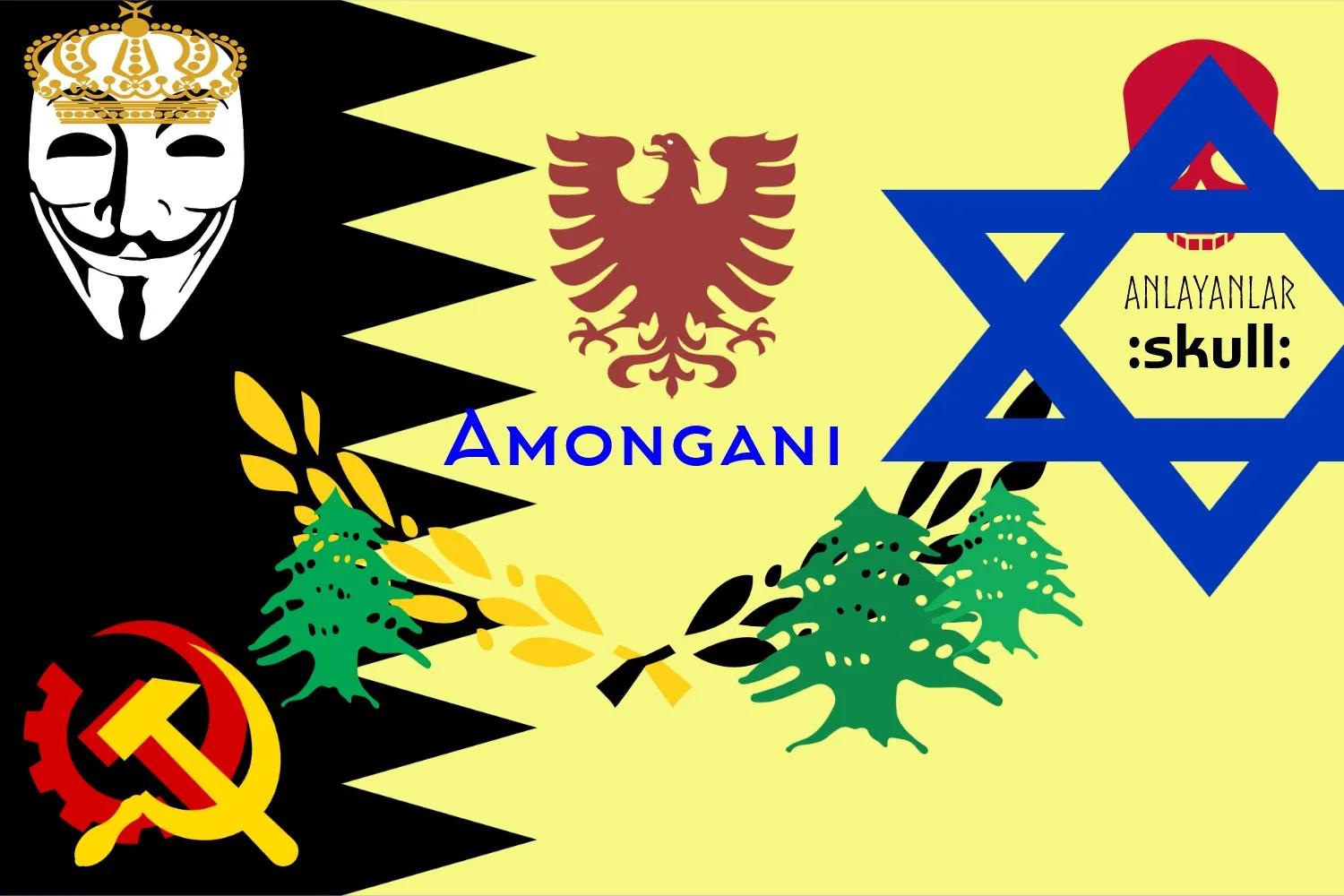 Flag of the Amongani constructed language
