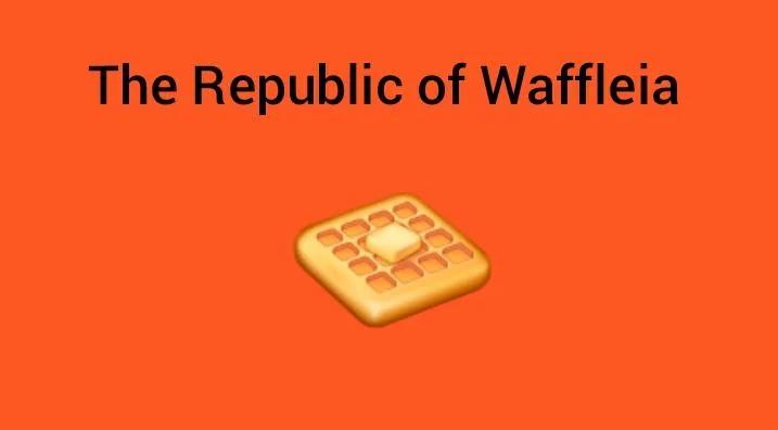 Flag of the Waffleian constructed language