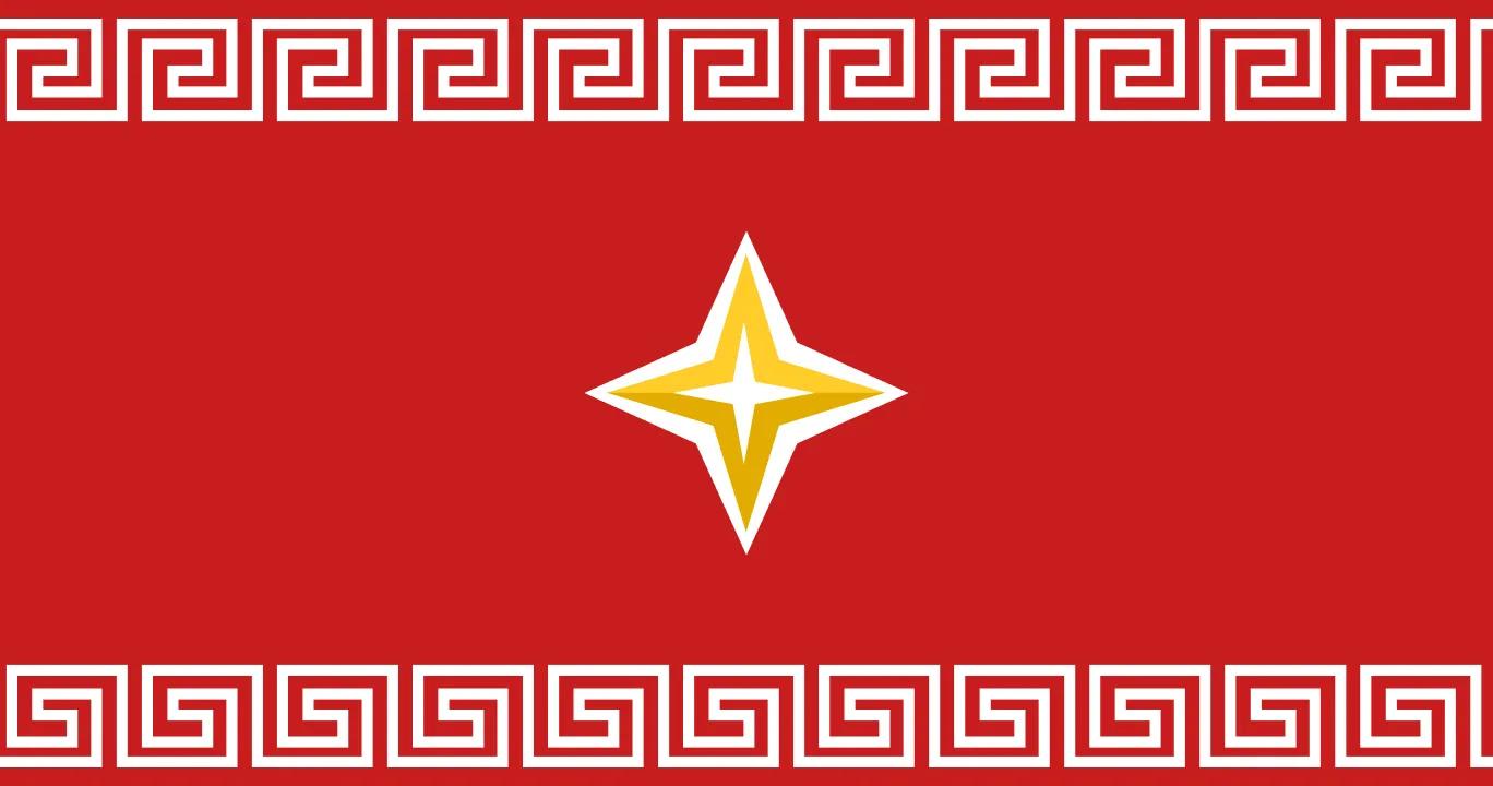 Flag of the Kredomir constructed language