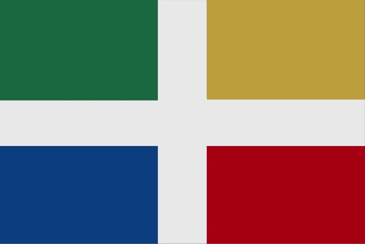 Flag of the sʼààʼ fû xákʼ constructed language