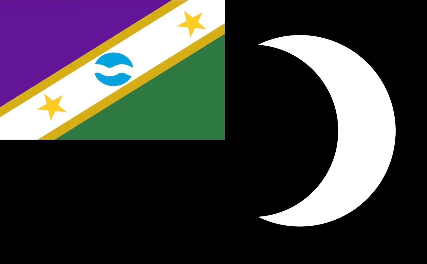 Flag of the ákááʼị̀ trî constructed language