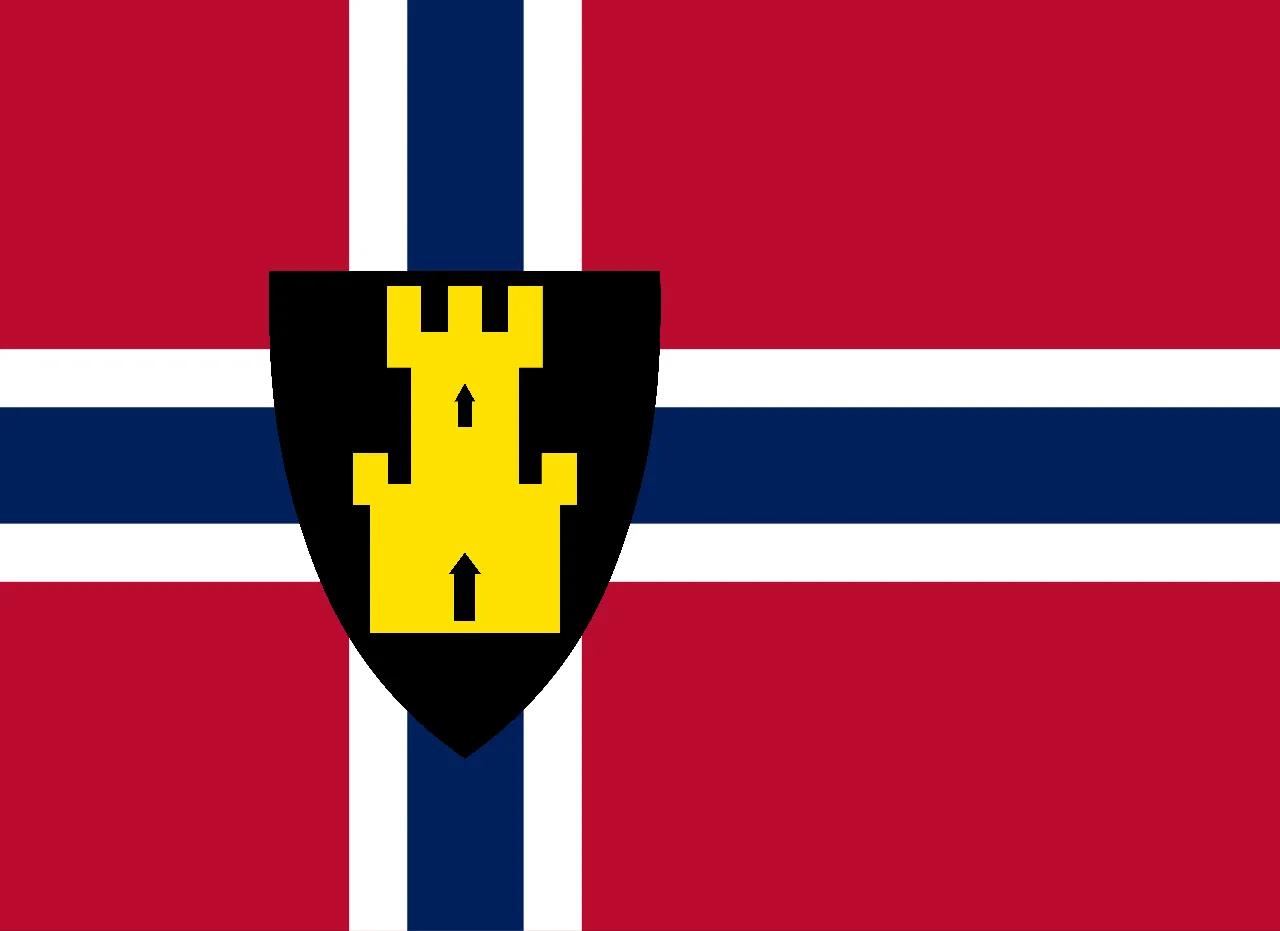 Flag of the Coastal Finnmark Norwegian constructed language