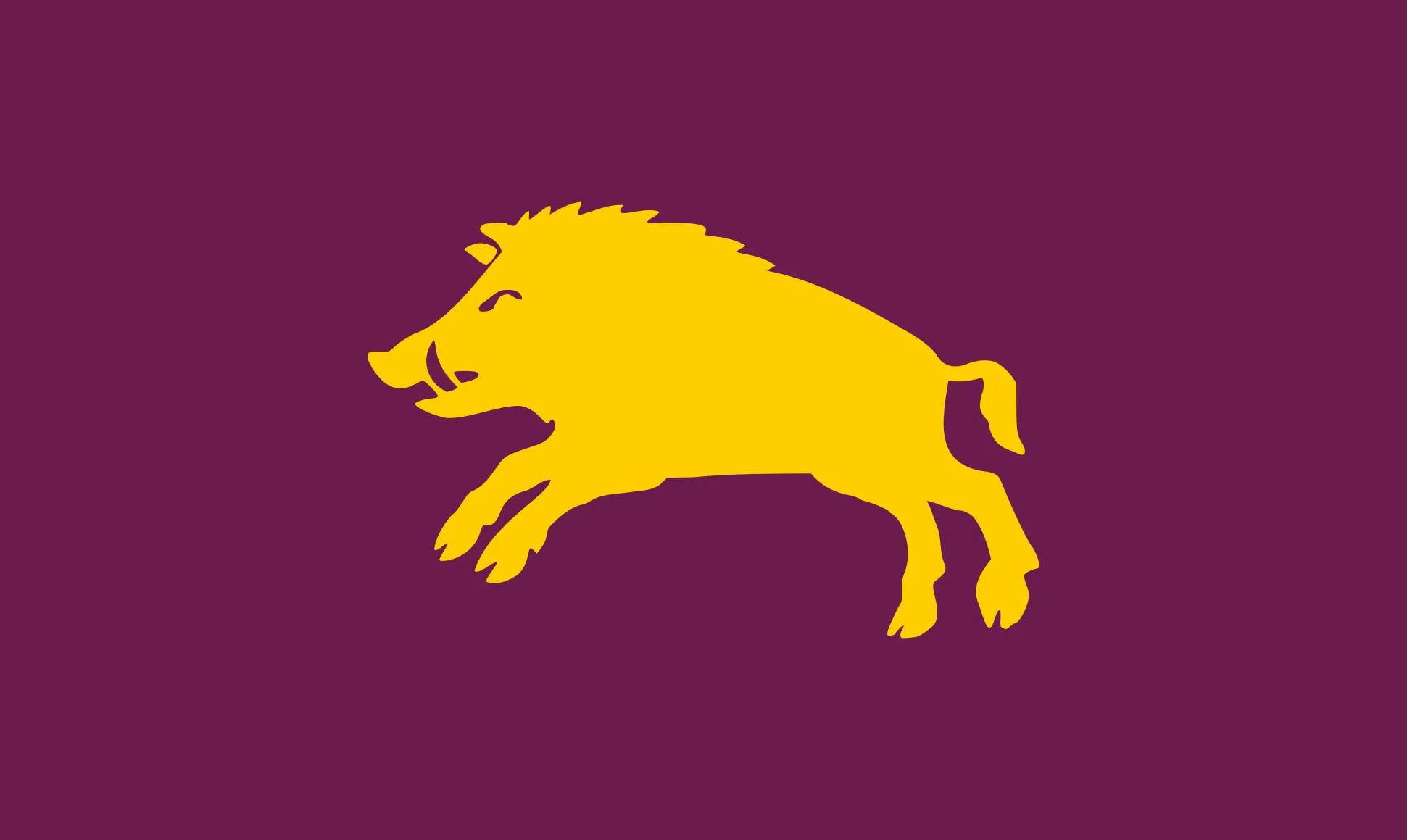 Flag of the Norþumbrisc constructed language