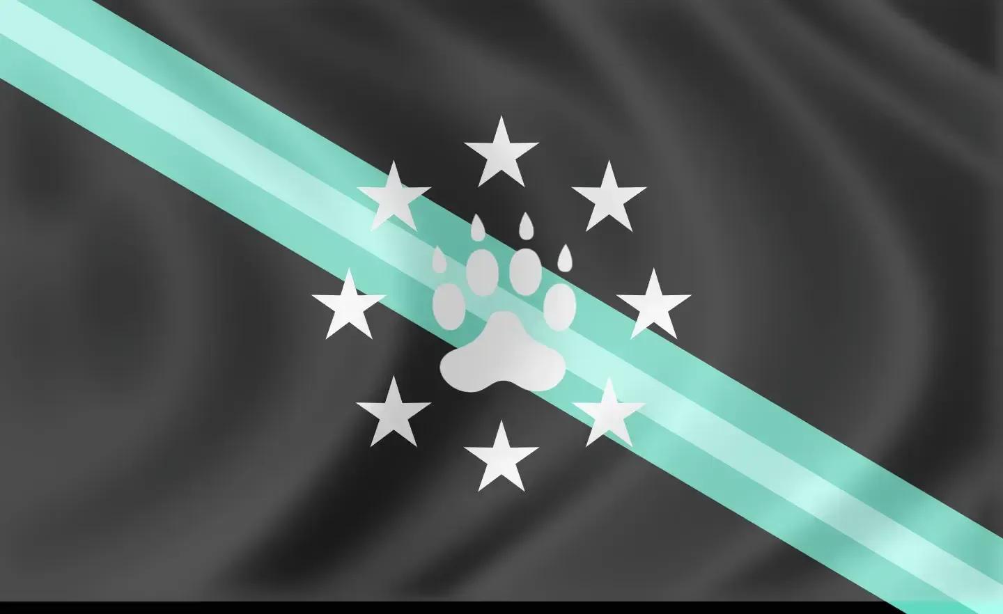 Flag of the Kreẋ Naṃ constructed language